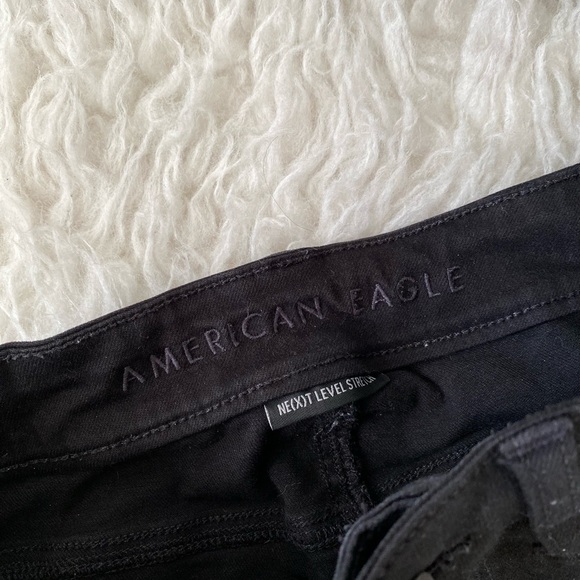 American Eagle Black Distressed Jeans - Picture 2 of 5